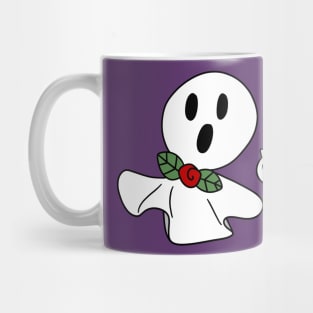 Rose Bow Tie Ghost Mug